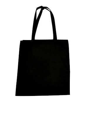 Black Cotton Tote Bag - Buy Online at www.bagssaleusa.com