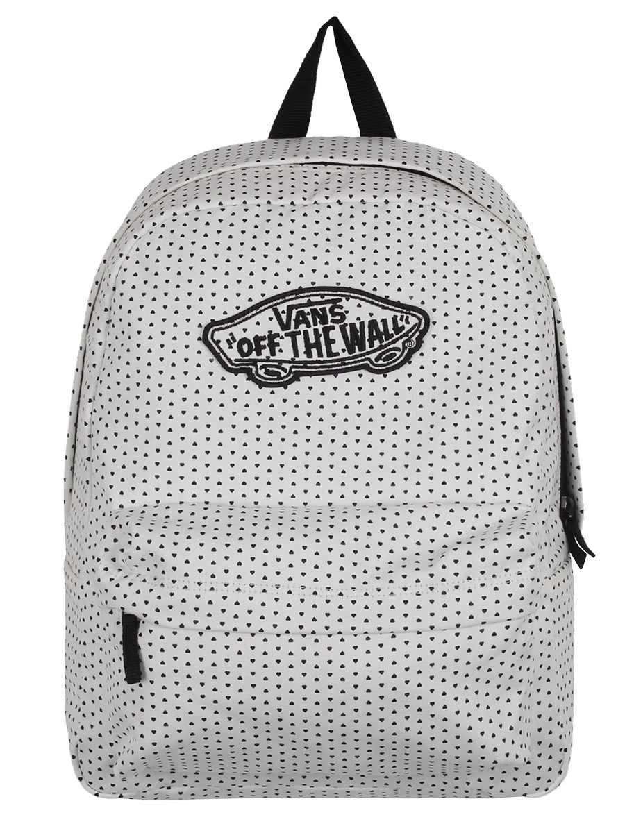 black and white striped vans backpack