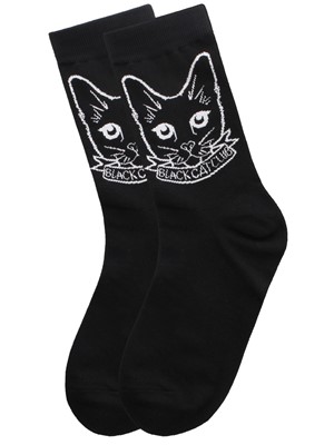 Black Cat Club Socks