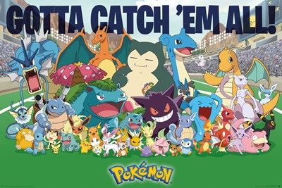 Pokemon All Time Favourites Maxi Poster