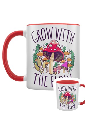 Grow With The Flow Red Inner 2-Tone Mug