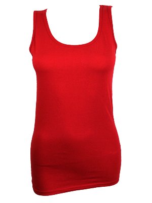 Cherry Red Ladies Vest Top - Buy Online at Grindstore.com