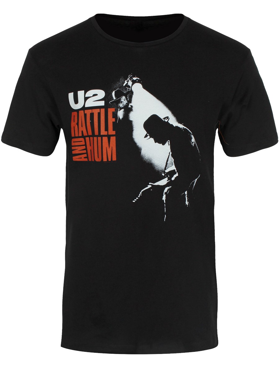 Black U2 Rattle & Hum T-Shirt New 