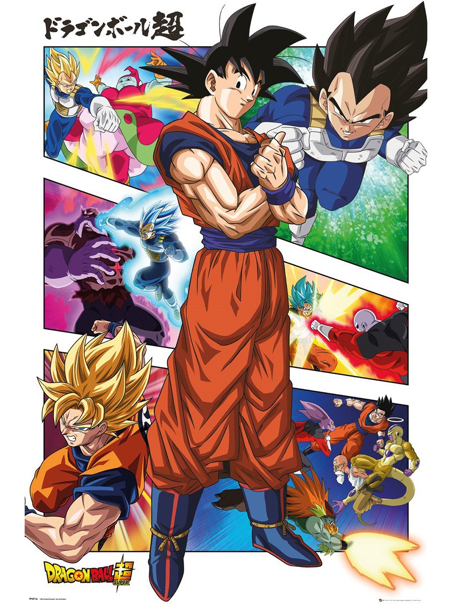 Dragon Ball Super Panels Maxi Poster - Buy Online at 