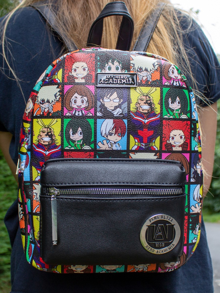 My Hero Academia Chibi Mini Backpack with Metal Badge - Buy Online at
