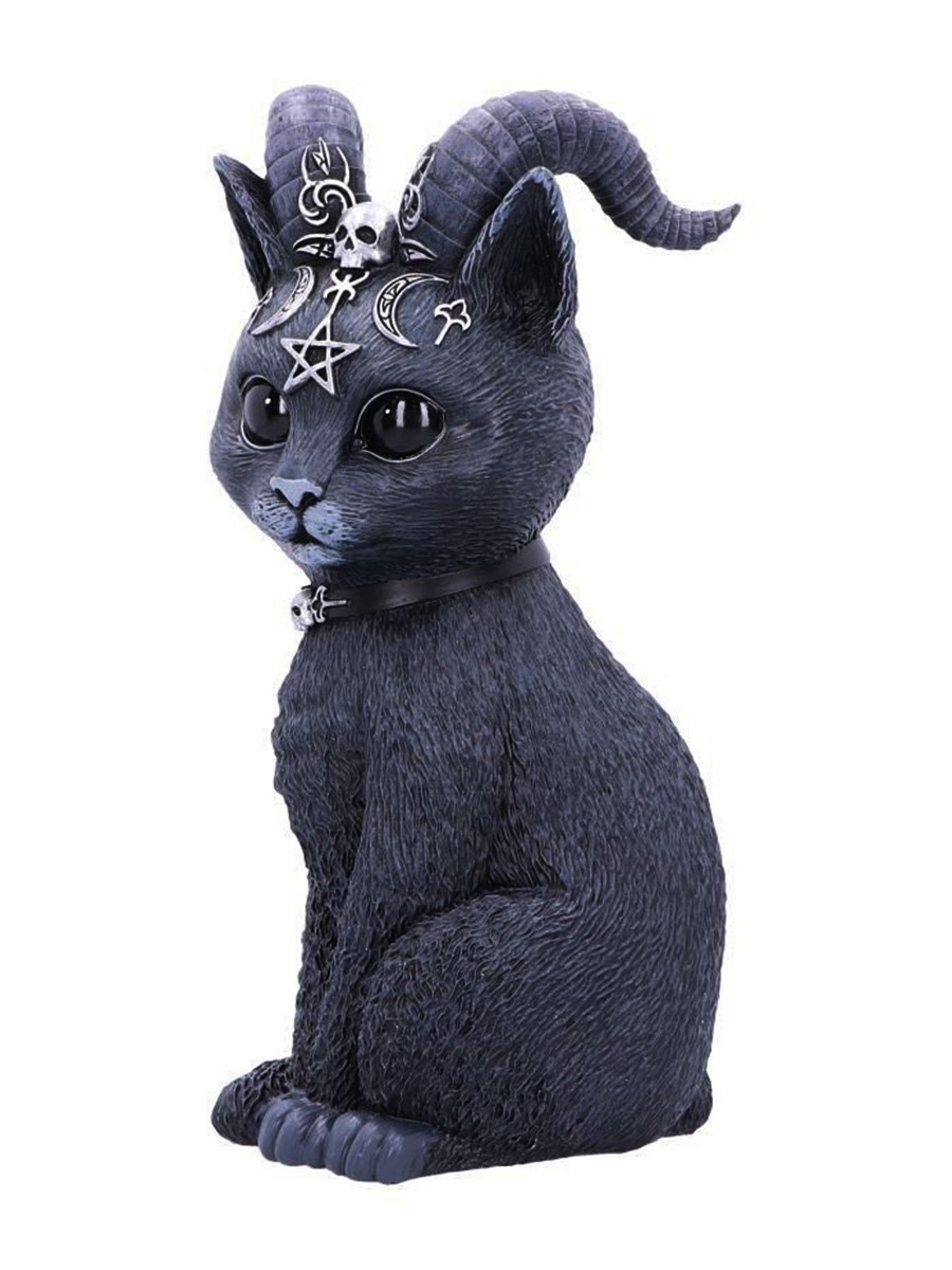 Ornament Pawzuph Horned Occult Cat Figurine 