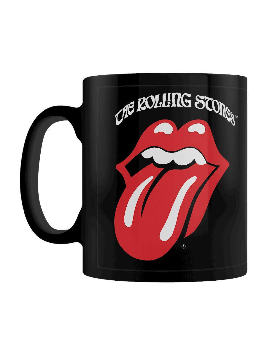 Rolling Stones Plastered Tongue Coffee Mugs