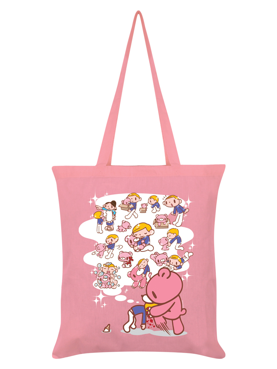 Gloomy Bear Grizzly Friendship Light Pink Tote Bag - Buy Online at ...