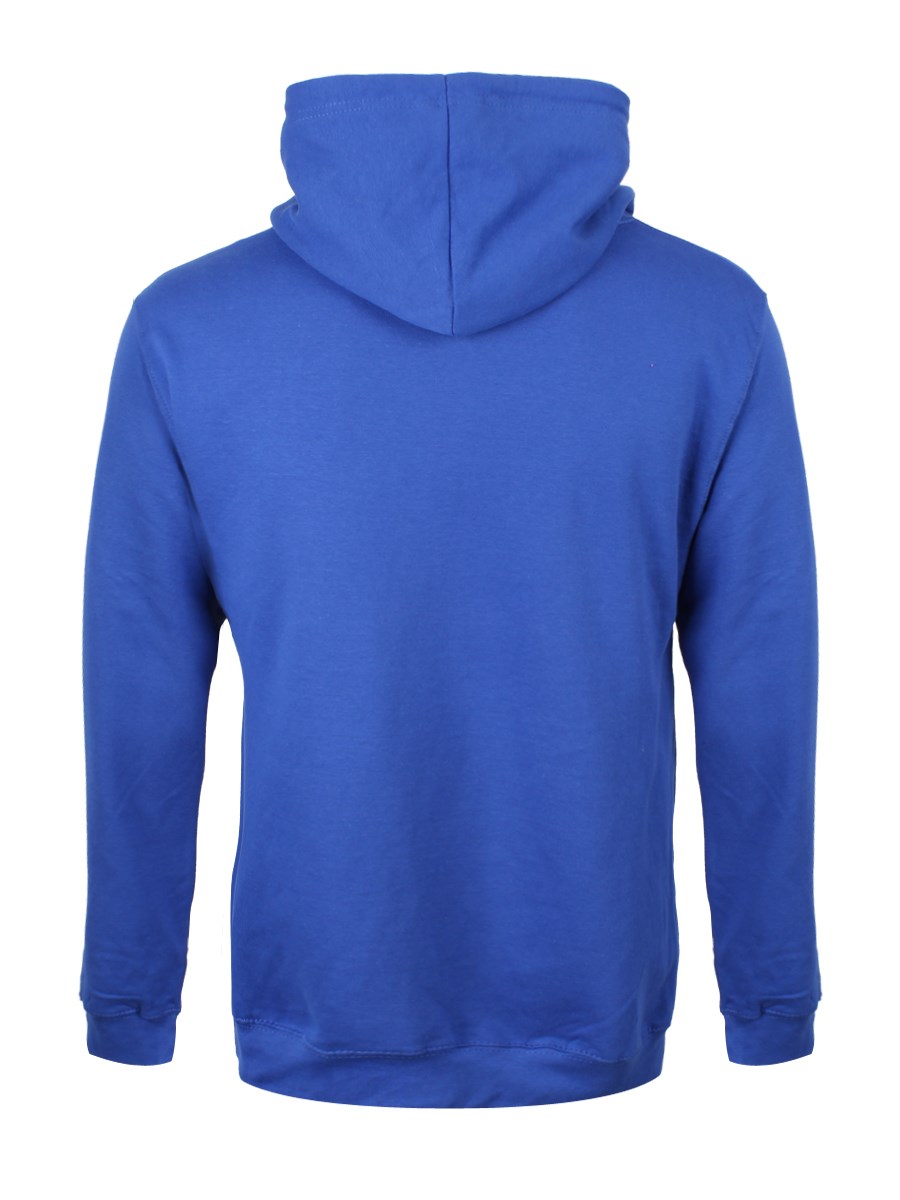 Royal Blue Zipped Hoodie - Buy Online at Grindstore.com