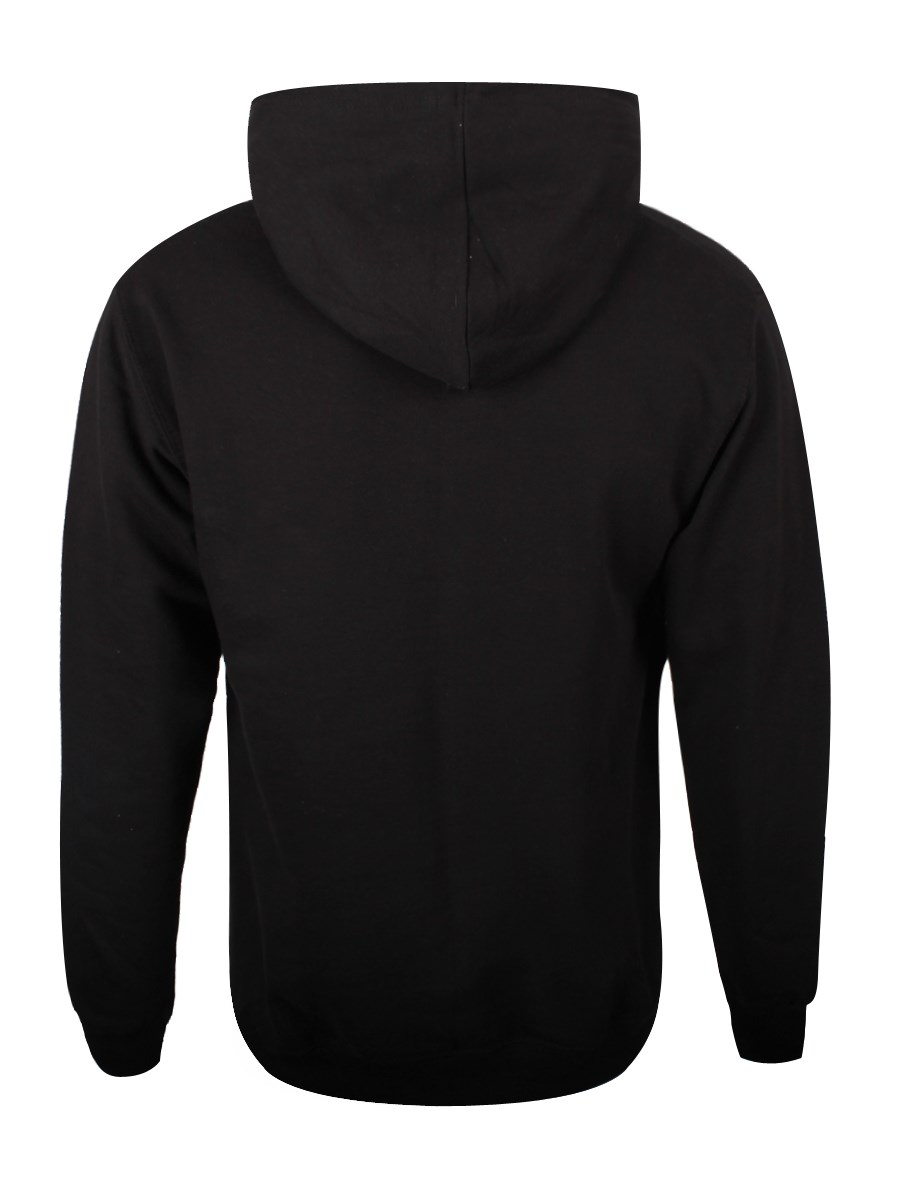 Plain Black Ladies Zipped Hoodie - Buy Online at Grindstore.com
