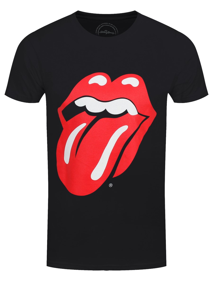Rolling Stones Niñas Classic Tongue Capucha Negro 9-11 Years 