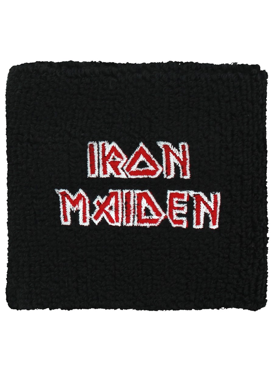 Details about   Iron Maiden Red Logo Sweatband 