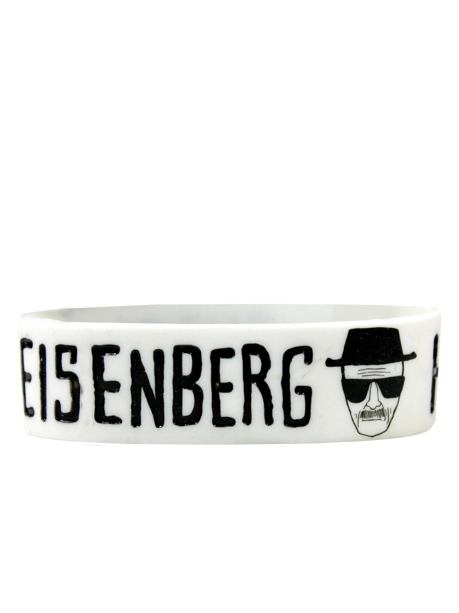BRAND NEW Breaking Bad Heisenberg Sketch PVC Rubber Wristband ~ Licensed