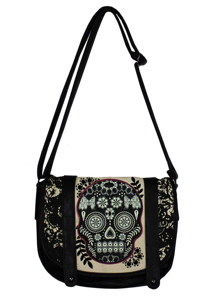 Loungefly Butterfly Skull Tote Bag - Buy Online at Grindstore.com