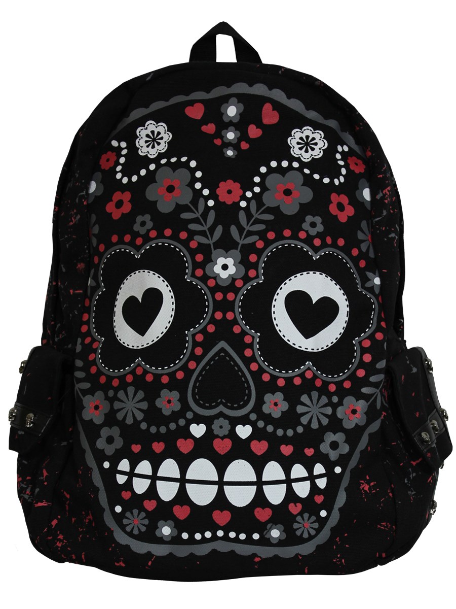 Banned Sugar Skull Backpack - Buy Online at Grindstore.com