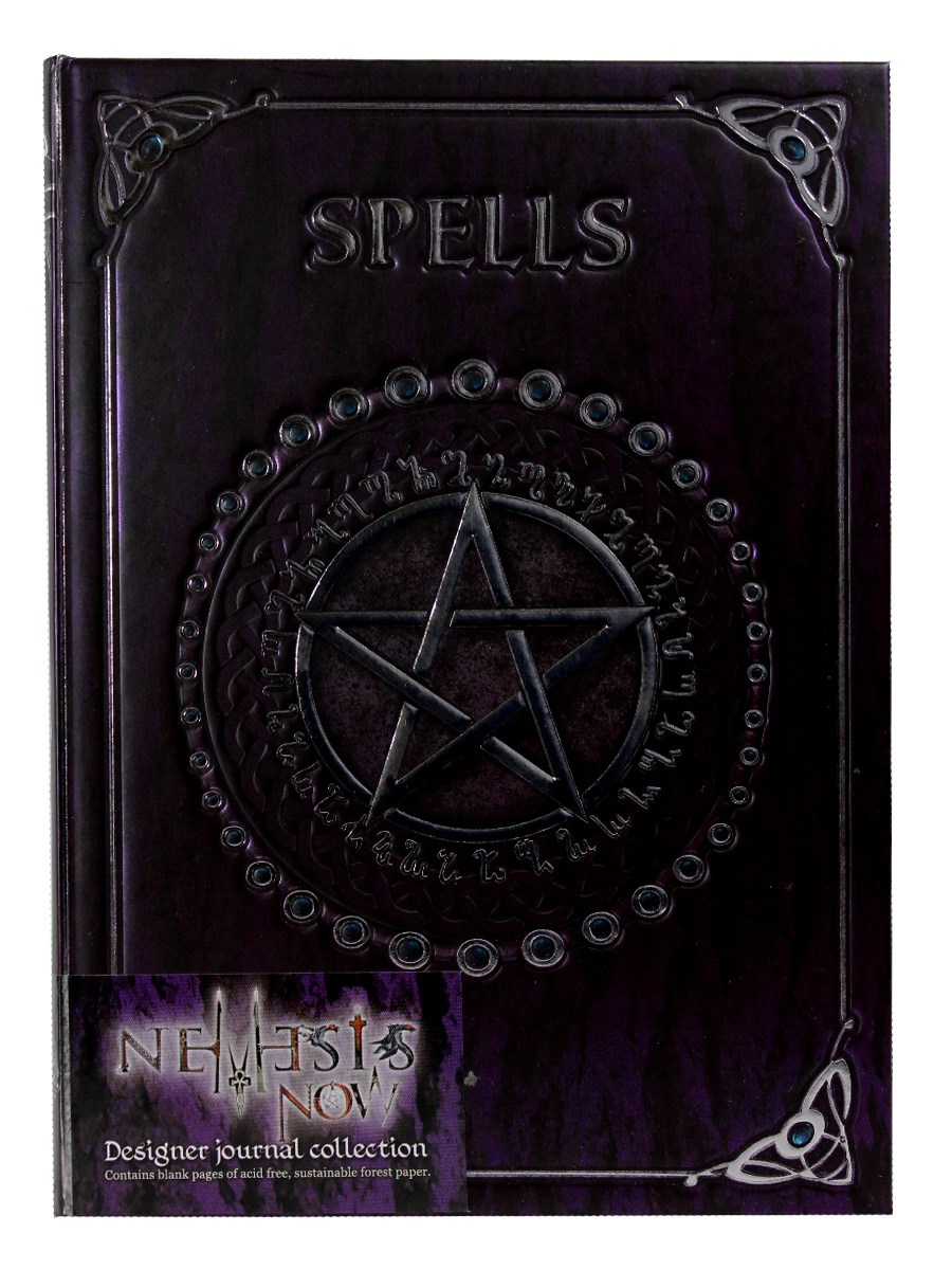 Book of Shadows by Luna Lakota Hard Cover Blank Journal Mini 4"H Collection 