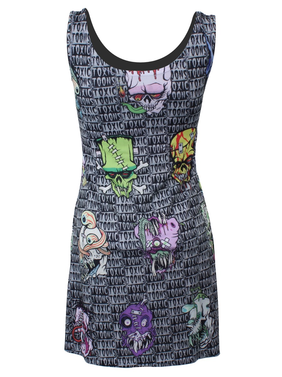 Toxic Toons Ugly Heads Tank Dress - Buy Online at Grindstore.com