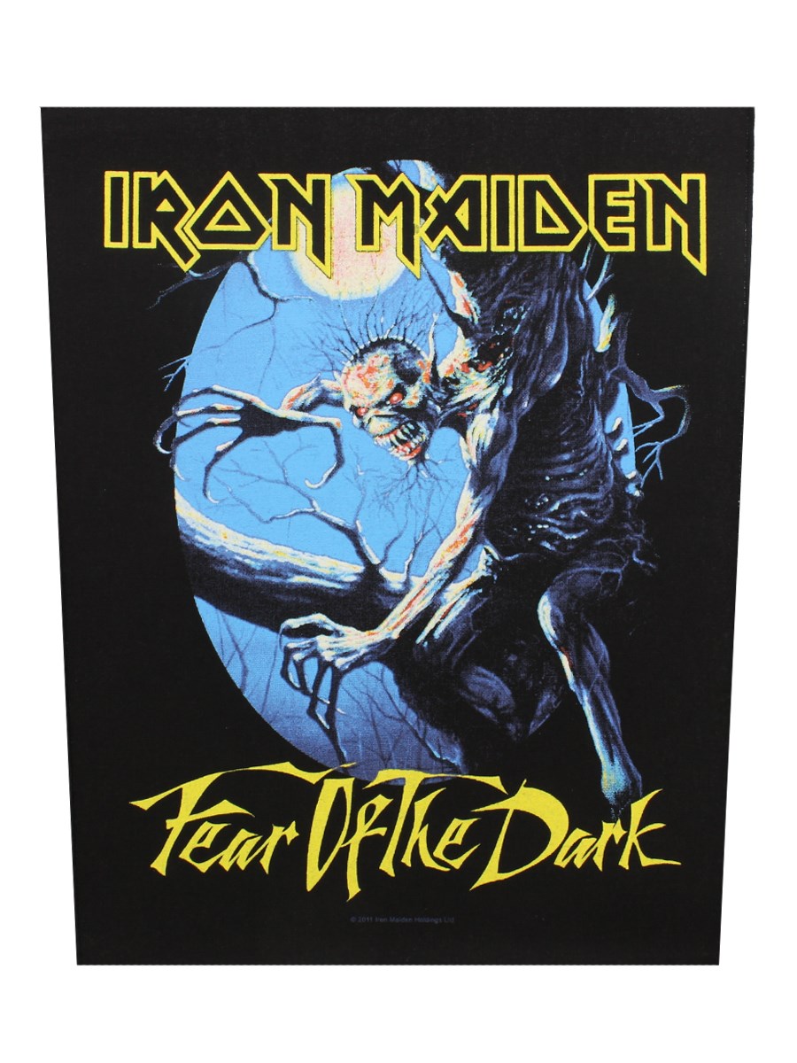IRON MAIDEN FEAR OF THE DARK OFFICIAL LICENSED LARGE BACK PATCH BAND BADGE NEW