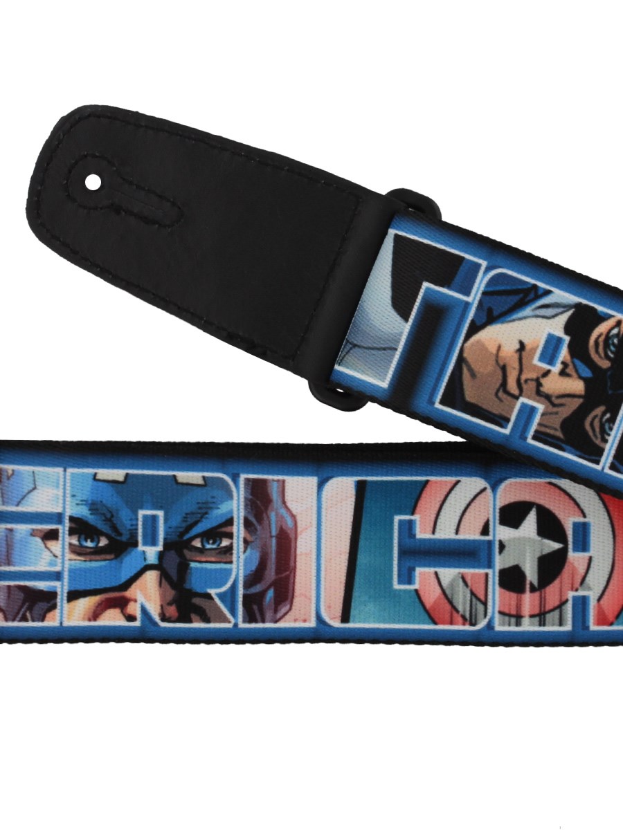 Marvel Captain America Comic Book Guitar Strap Buy