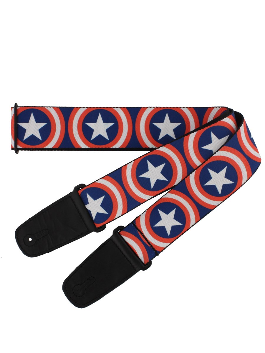 Marvel Captain America Classic Shield Guitar Strap Buy