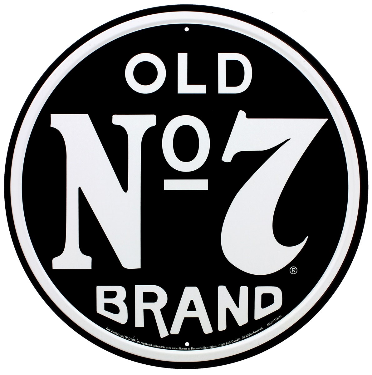 Old No 7 Brand Jack Daniels Tin Sign - Buy Online at Grindstore.com