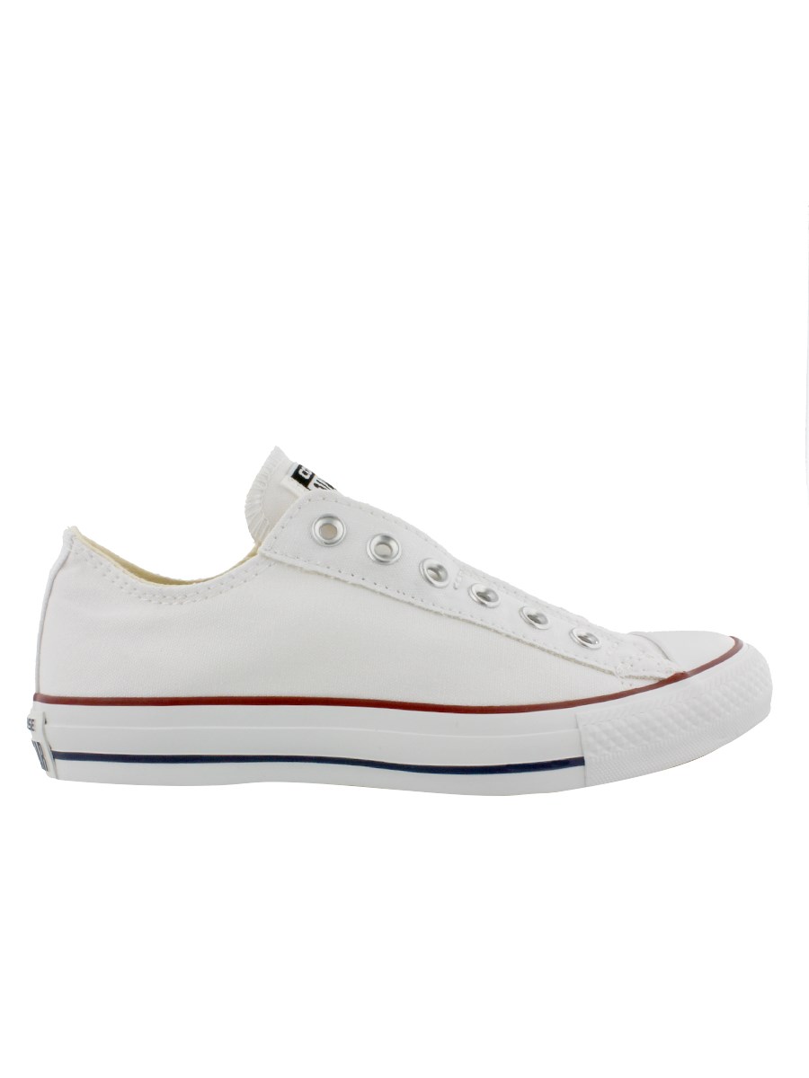 Converse Chuck Taylor All Star White Slip On (Laceless) Trainers - Buy  Online at 