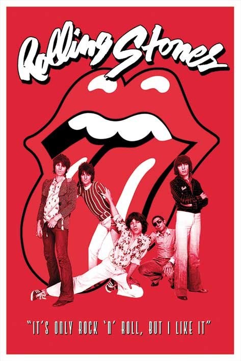 The Rolling Stones It's Only Rock & Roll Poster - Buy Online at ...