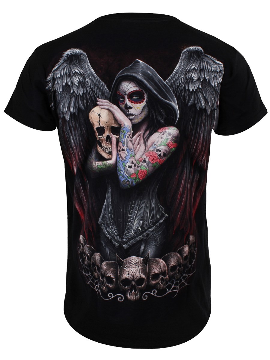 Spiral Muertos Dias Men's Black T-Shirt - Buy Online at Grindstore.com