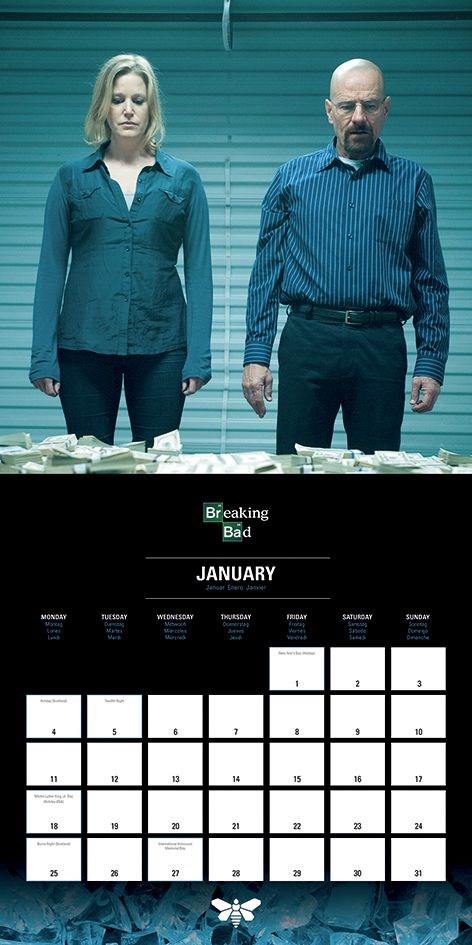 Breaking Bad 2016 Square Calendar Buy Online at Grindstore com