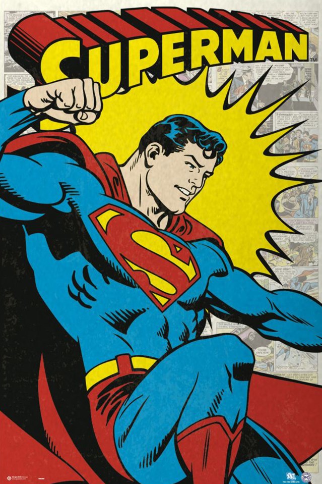 DC Comics Superman Poster  Buy Online at Grindstore.com
