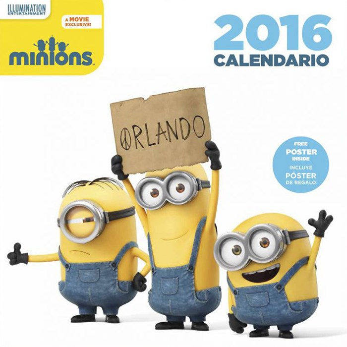 Minions 2016 Square Calendar - Buy Online at 