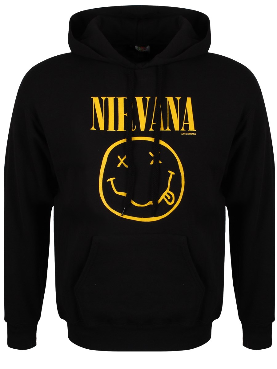 nirvana smiley hoodie