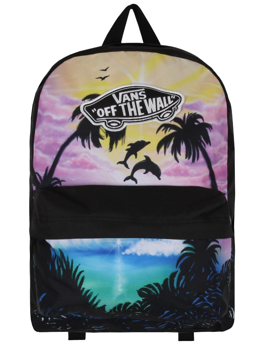 vans tropical print backpack