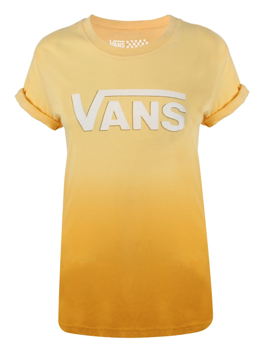 yellow vans t shirt womens