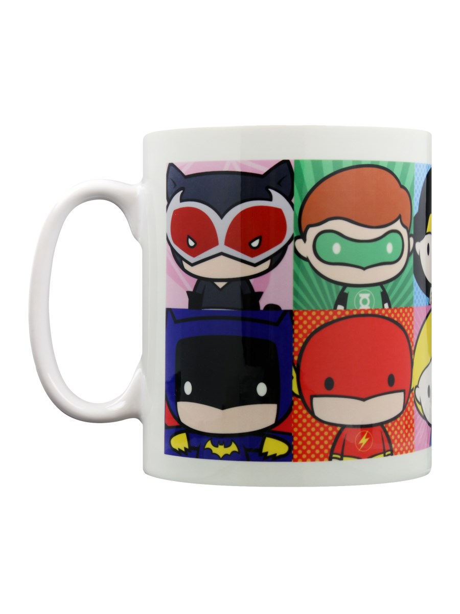 Batman Justice League DC Comics Chibi White Coffee Gift Mug Tea Cup Official 