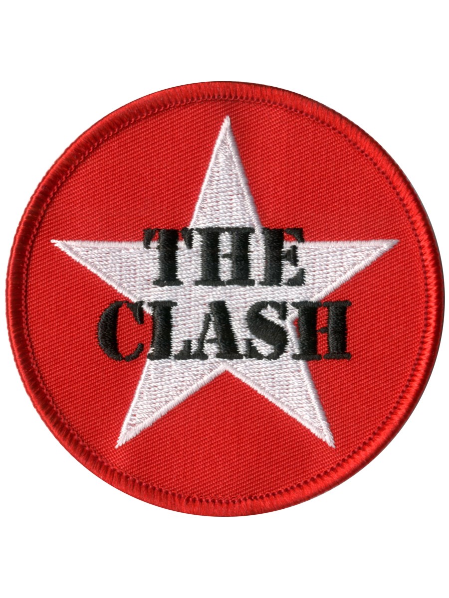 The Clash Star Logo Patch Buy Online At Grindstore Com