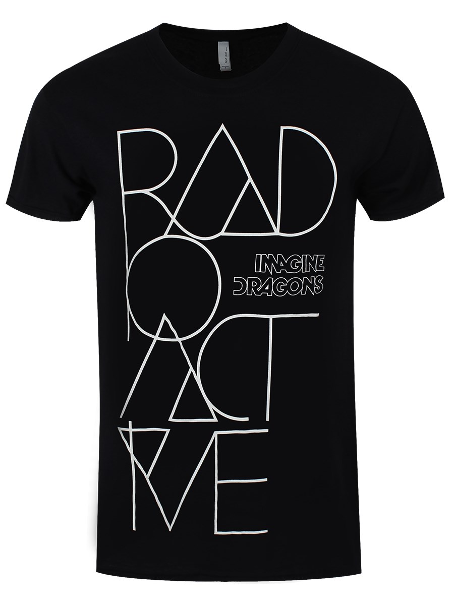 Imagine Dragons Radioactive Men's Black T-Shirt - Buy Online at ...