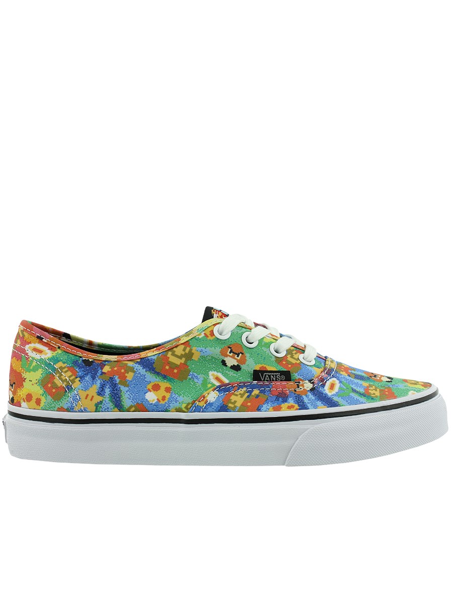 Vans Nintendo Super Mario Brothers Authentic Trainers - Buy Online at ...