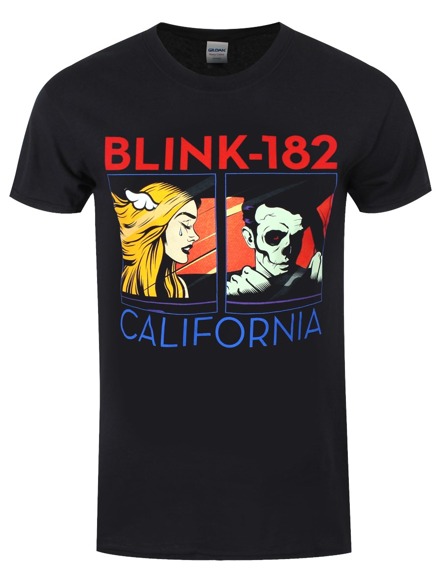 Blink 182 California Split Men's Black T-Shirt - Buy Online at