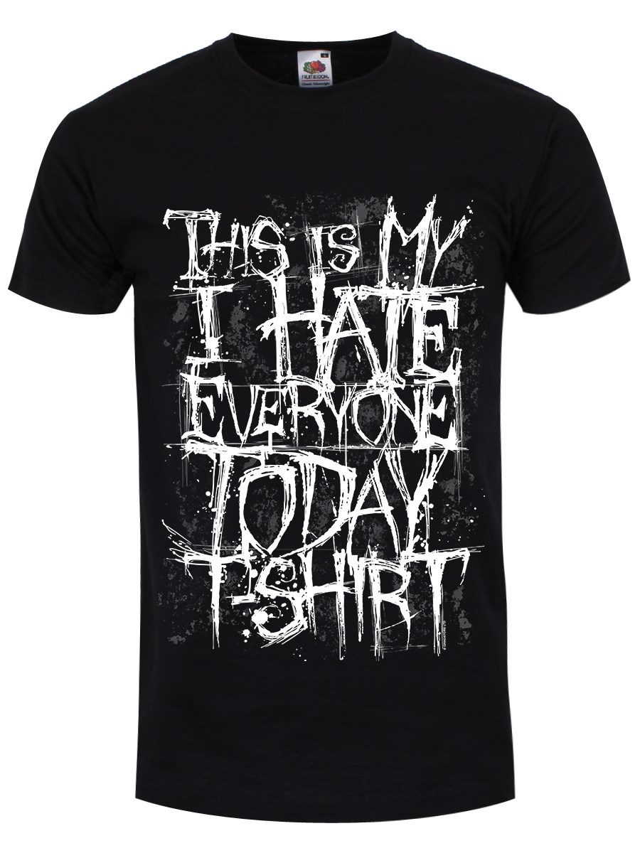 Mens This is My I Hate Everyone Today T-Shirt Black 