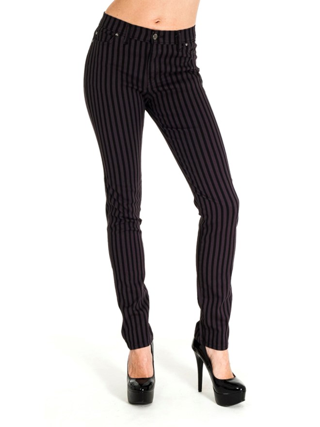 Run & Fly Unisex Grey & Black Striped Jeans - Buy Online at Grindstore.com