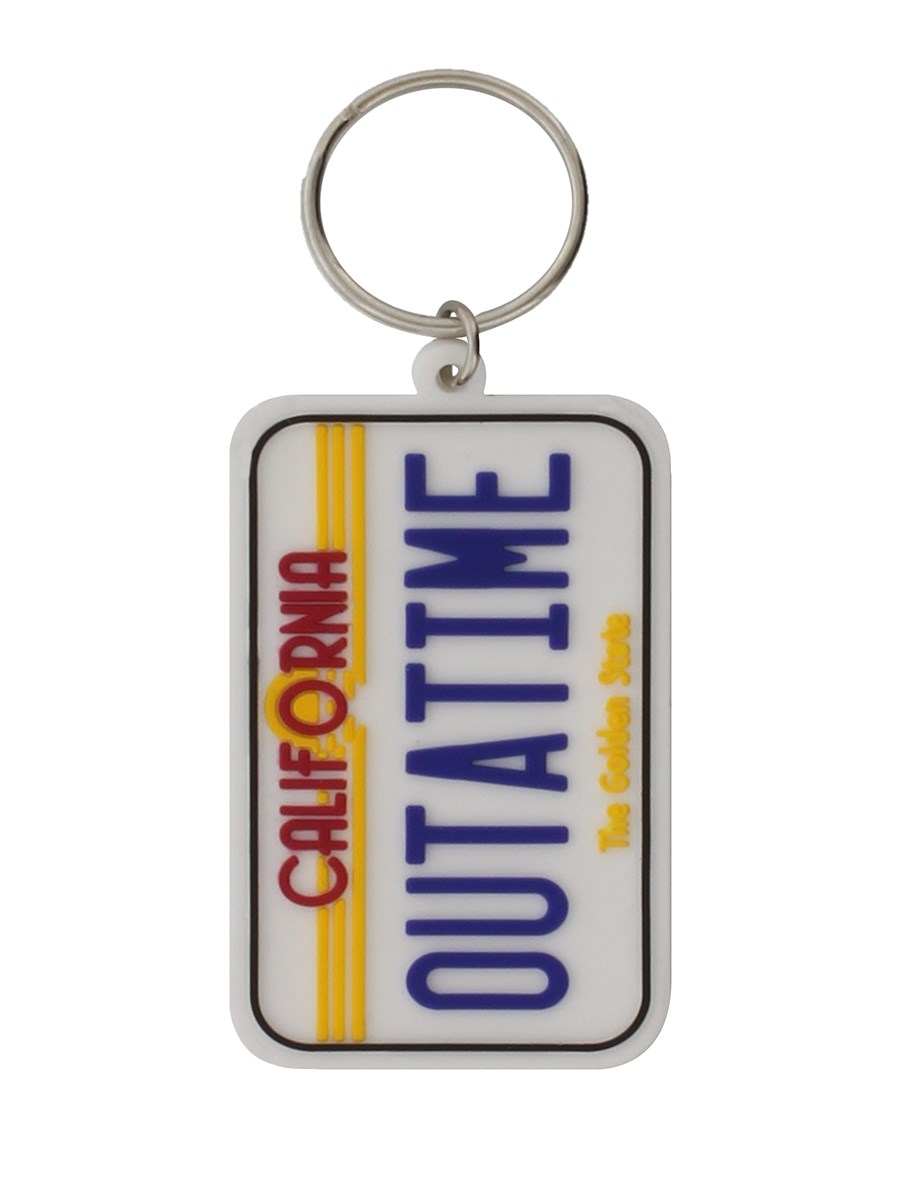 Back To The Future License Plate Official Licensed Brand New Keychain Novelty 