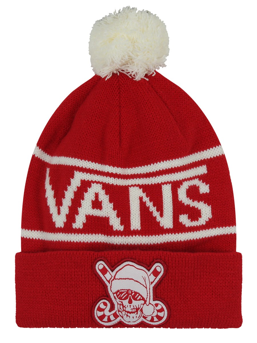 Vans Holiday Pom Beanie Racing Red 