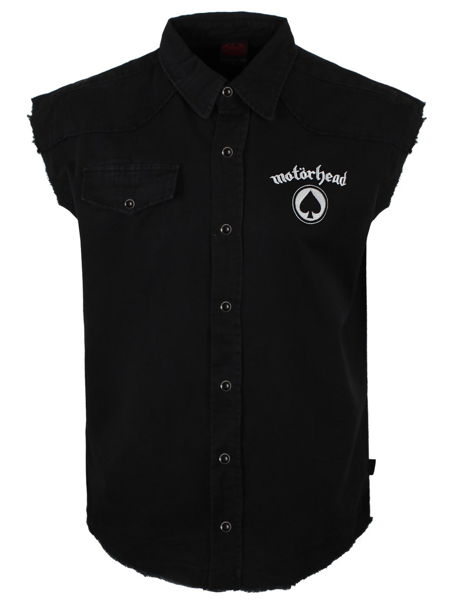 Motorhead Ace Of Spades Sleeveless Work Shirt - Buy Online at ...