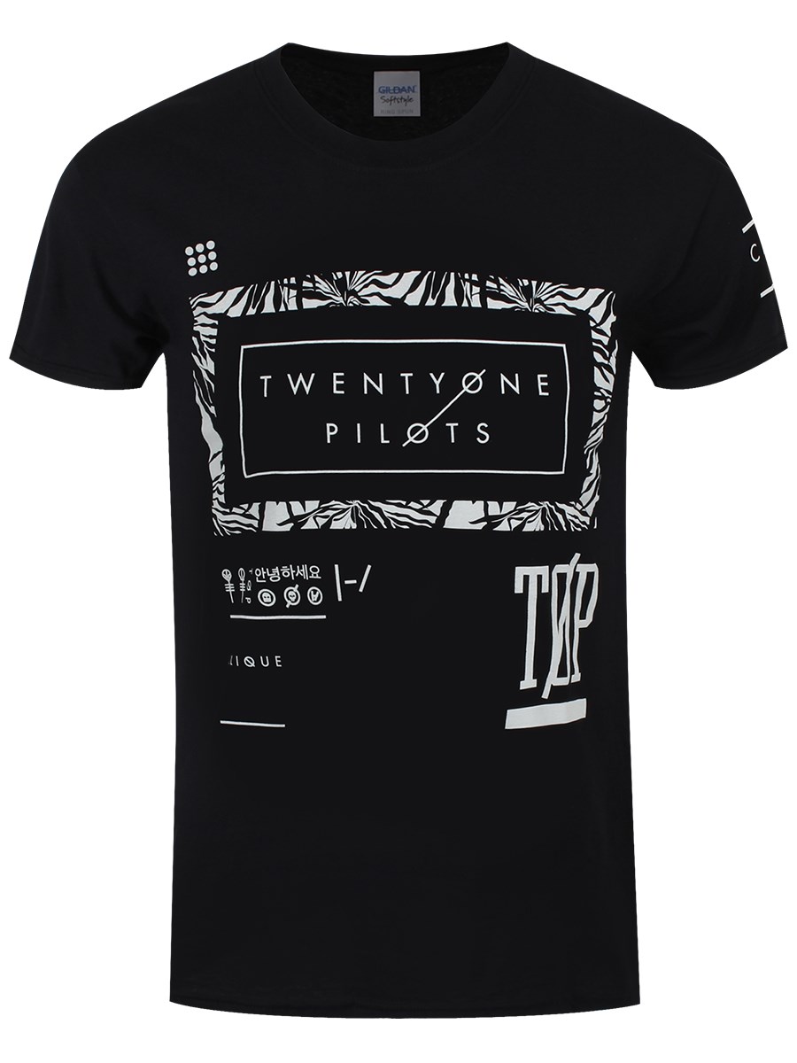 Twenty One Pilots Palm Frame Black Unisex T Shirt Buy Online At Grindstore Com
