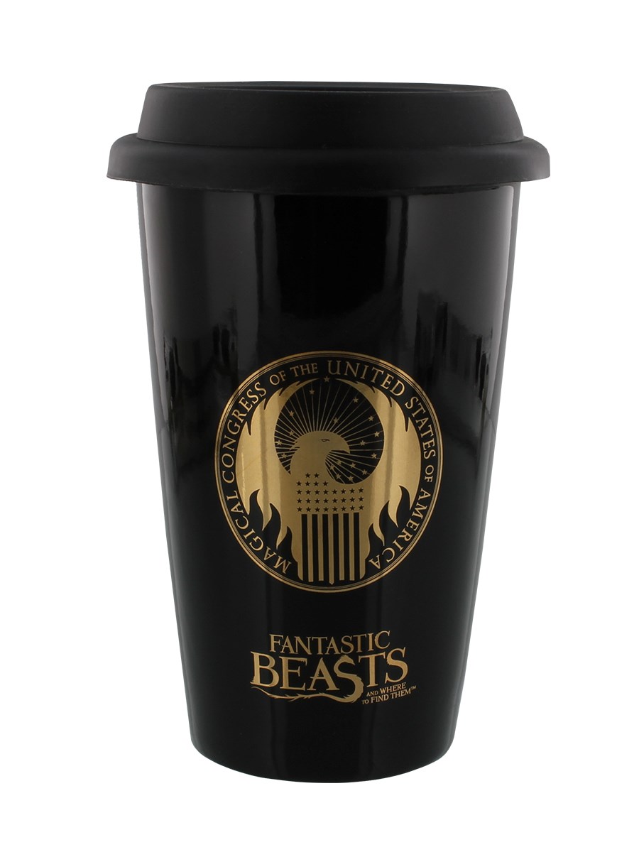 Fantastic Beasts And Where To Find Them MACUSA Logo Acrylic 18 ounce Travel Cup 