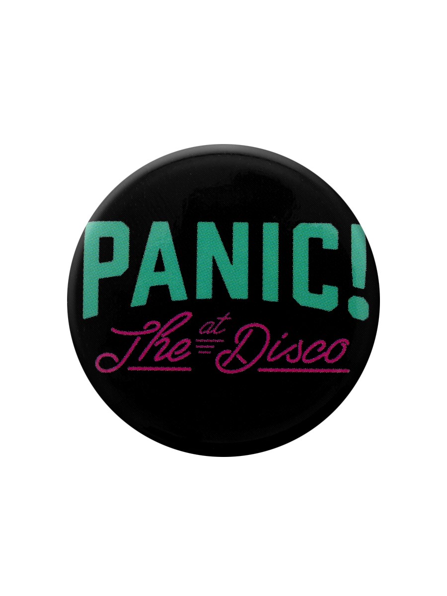 Panic At The Disco Colour Logo Badge Buy Online At Grindstore Com