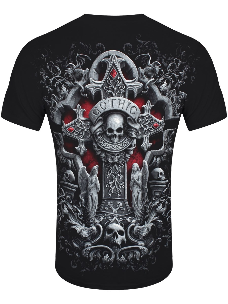 Spiral In Goth We Trust Men's Black T-Shirt - Buy Online at Grindstore.com