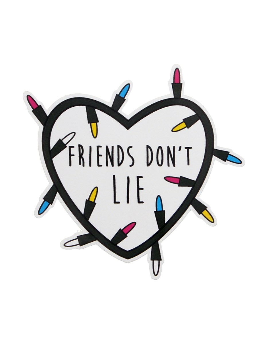 Friends Don't Lie Die Cut Vinyl Sticker - Buy Online at ...