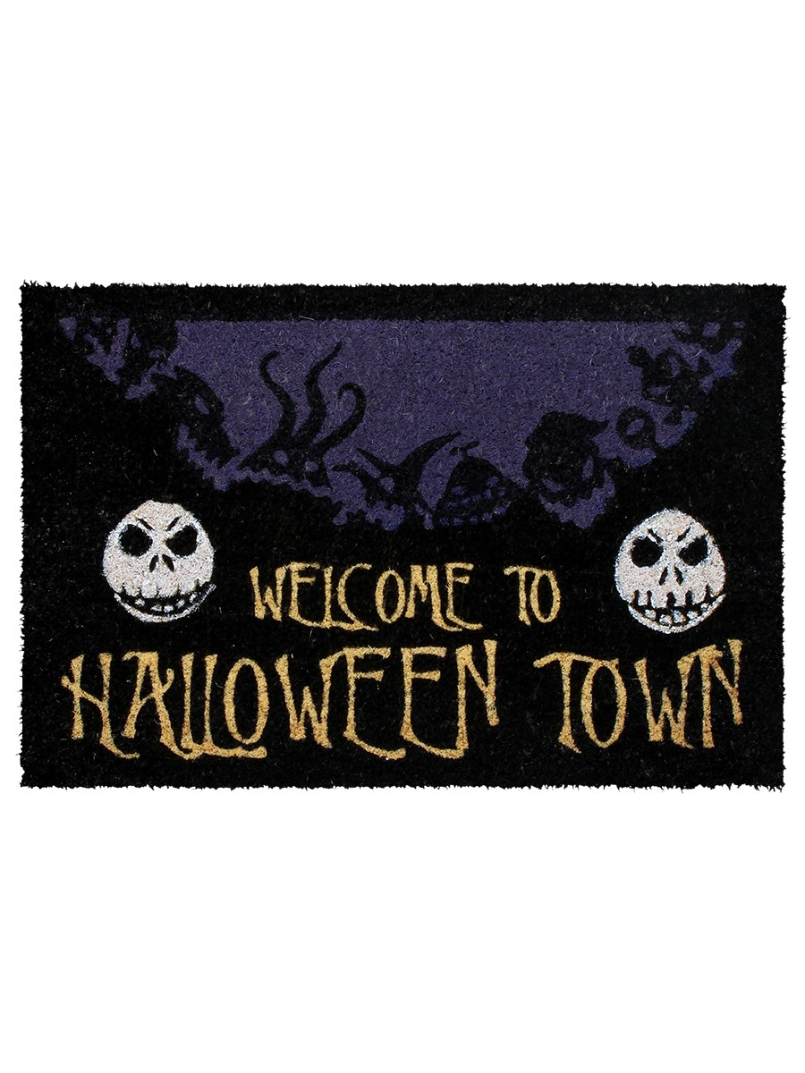 Nightmare Before Christmas Halloween Town Doormat Buy Online At